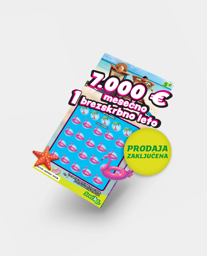 7.000 € mesečno za 1 brezskrbno leto